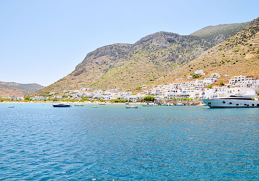 Kamares på Sifnos är ett paradis för barnfamiljer tack vare den långgrunda sandstranden.