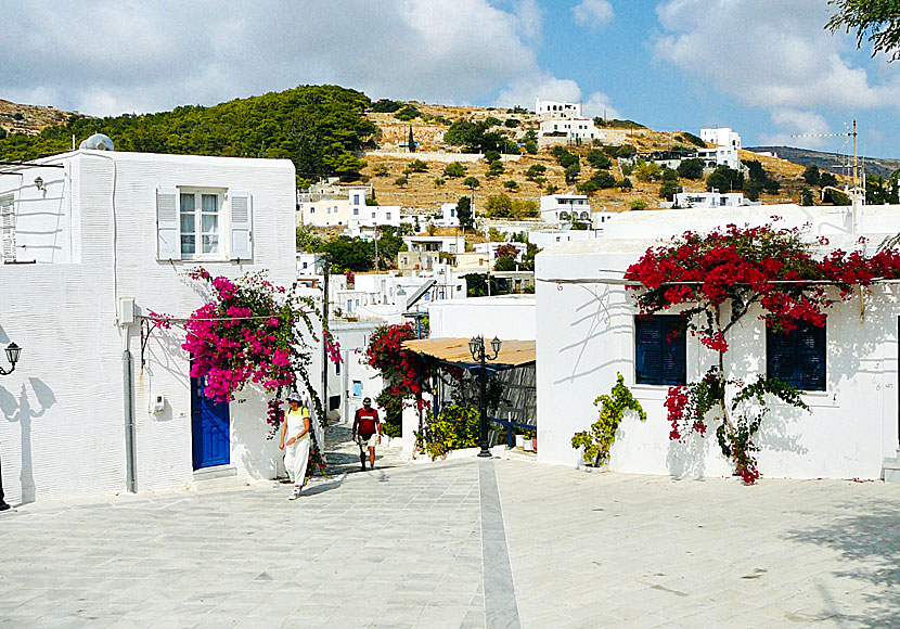 På ön Paros finns flera genuina byar, en av dem är bergsbyn Lefkes.