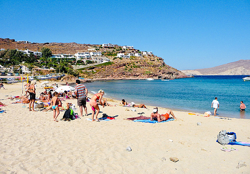 Panormos beach är en av de minst exploaterade stränderna på Mykonos.