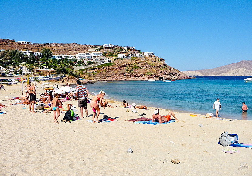 Panormos beach är en av de minst exploaterade stränderna på Mykonos.