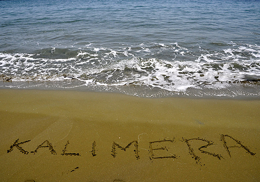 Kalimera Janne på Tinos i Grekland. 