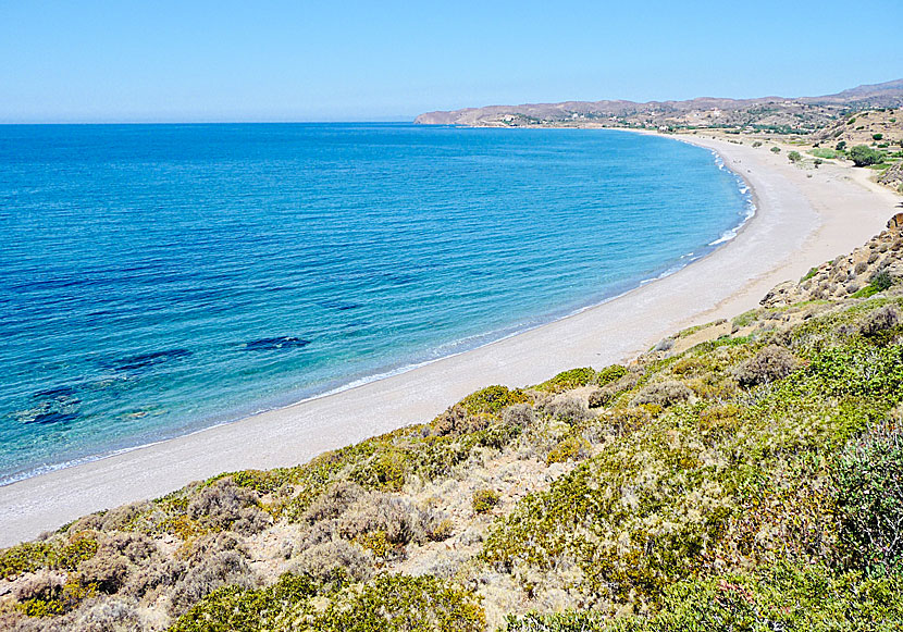 Managros beach är en av många oexploaterade stränder på Chios.