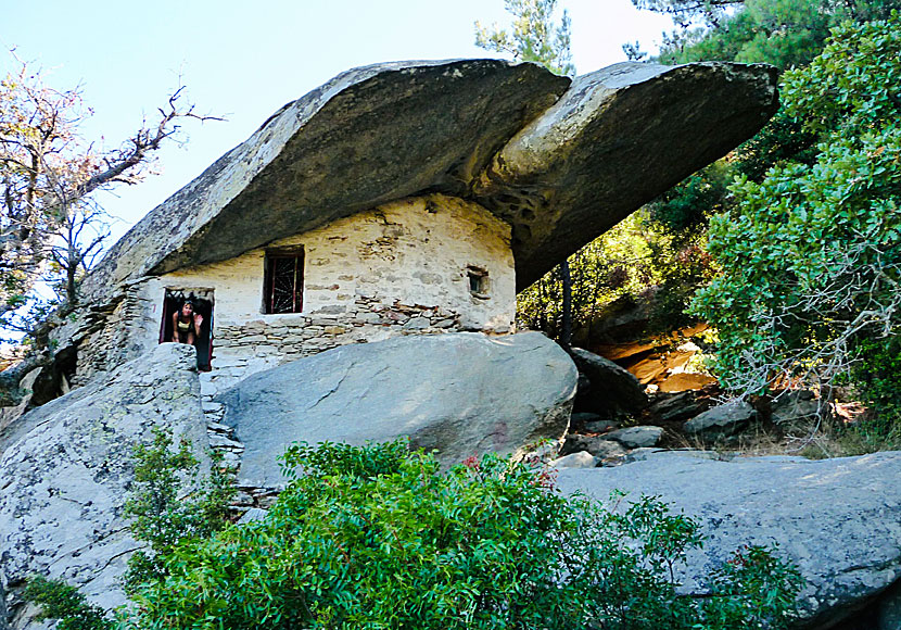 Theoktistis monastery. Ikaria. Kreikka.