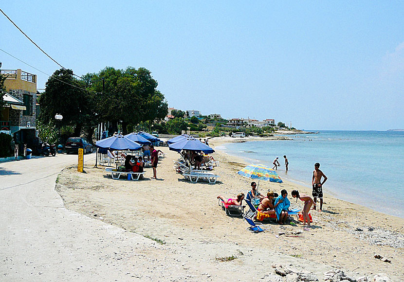Vagia beach på ön Egina nära Aten.