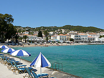 Spetses i Saroniska övärlden. Grekland.