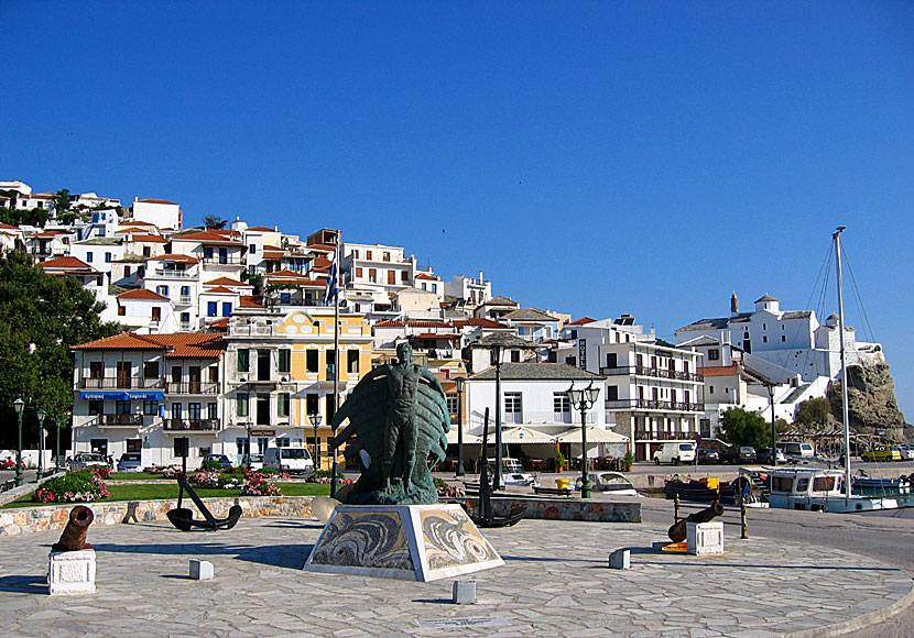 Kyrkor i Grekland. Skopelos och Skyros.