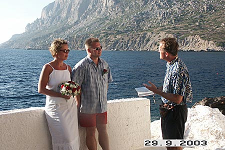 Bröllop på Kalymnos .