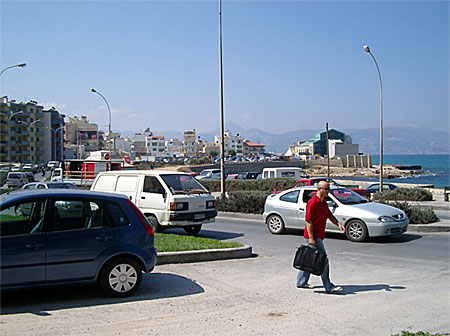 Hamnen i Heraklion på Kreta.