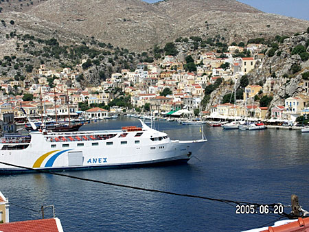 Hamnen på Symi.