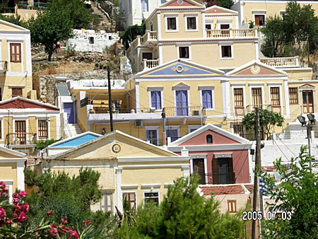 Symi i Grekland.