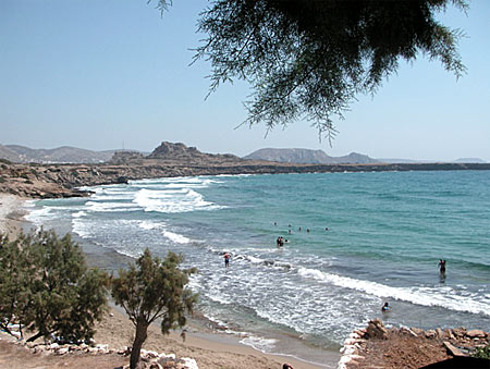 Utsikten från Under the trees på Karpathos.