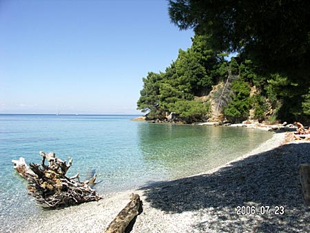 Milia beach. Skopelos.