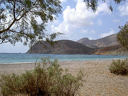 Eristos beach. Tilos.