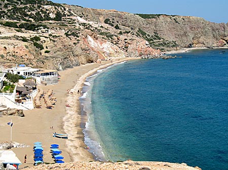 Paleochori beach på Milos.