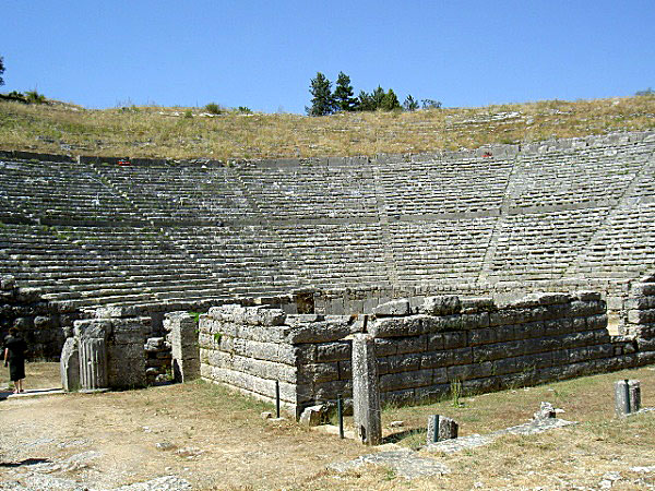 Amfiteater i Dodoni. Peloponessos