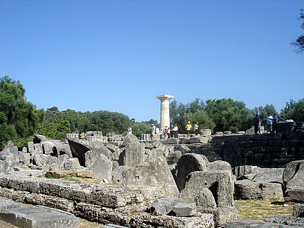 Olympia på västra Peloponnesos. 