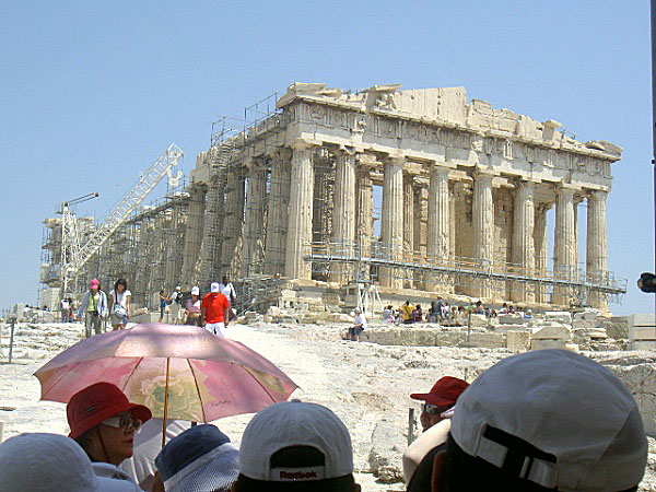 Parthenon på Akropolis.