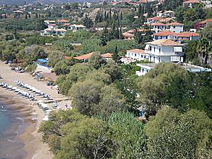 Zaga beach hotel.  Koroni.