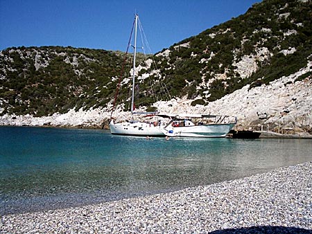 Glisteri Beach på Skopelos.