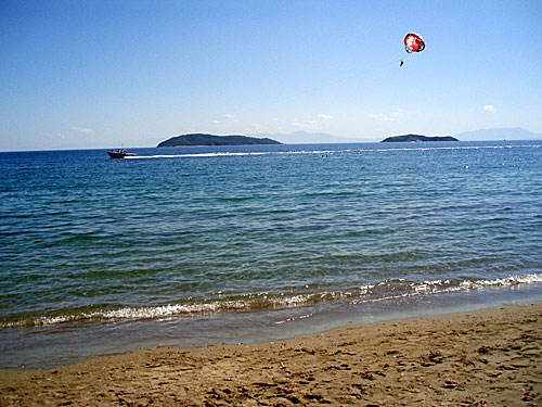 Megali  Ammos stranden på Skiathos.