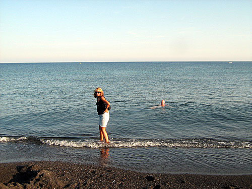 Santorini. Perivolos.