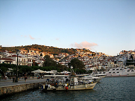 Skopelos stad.