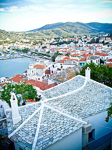 Skopelos stad.