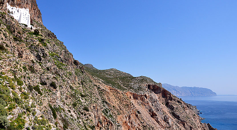 Klostret Chozoviotissa. Amorgos.