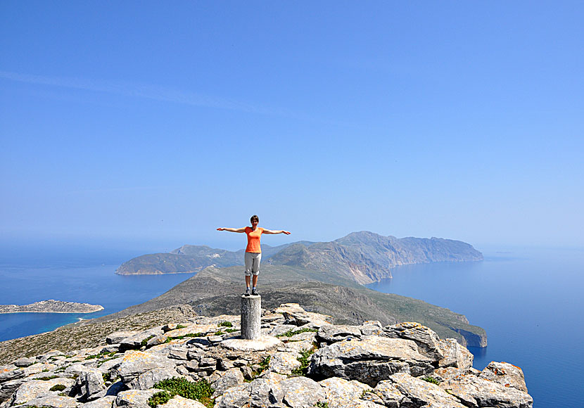 Vandra till Profitis Elias. Amorgos.