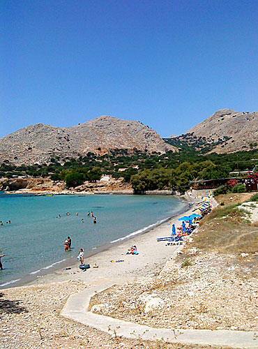 Pondamos beach. Chalki.