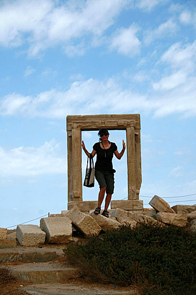 Portara på Naxos.