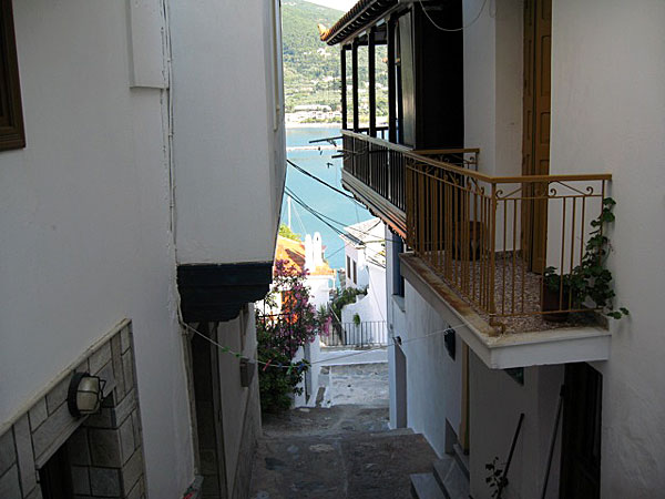 Skopelos stad.