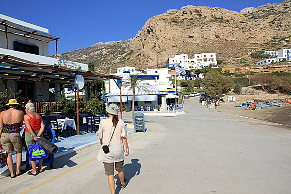 Finiki, här var det god fisk. Karpathos.