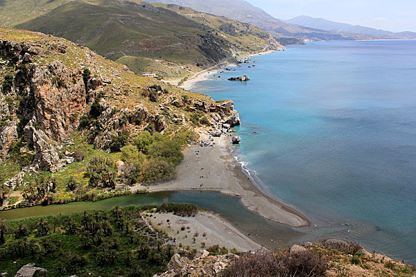 Preveli palm beach. Kreta.