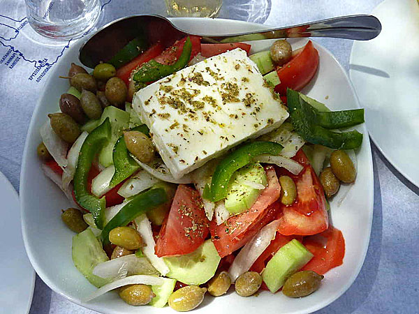 Grekisk sallad från Kreta.