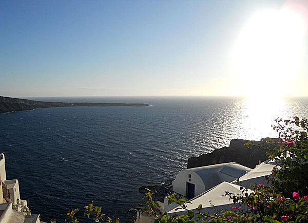 Oia på Santorini.