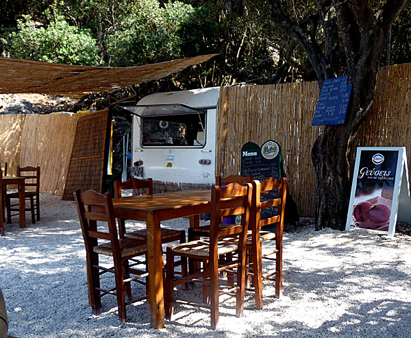 Cementary beach. Ithaka.