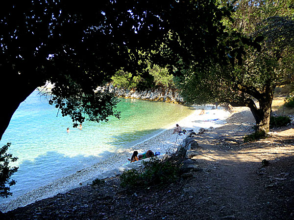 Plakoutses beach. Ithaka.