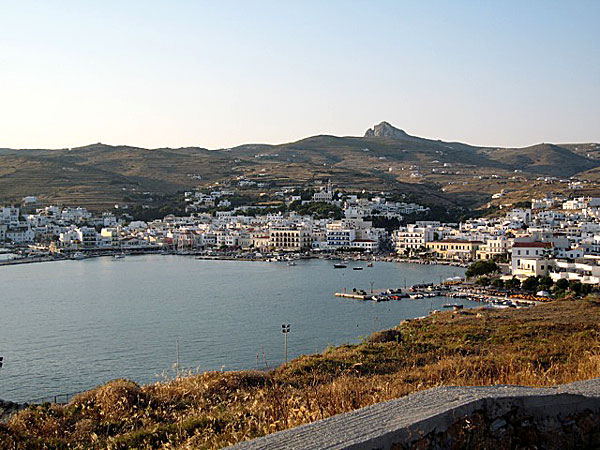 Tinos stad.