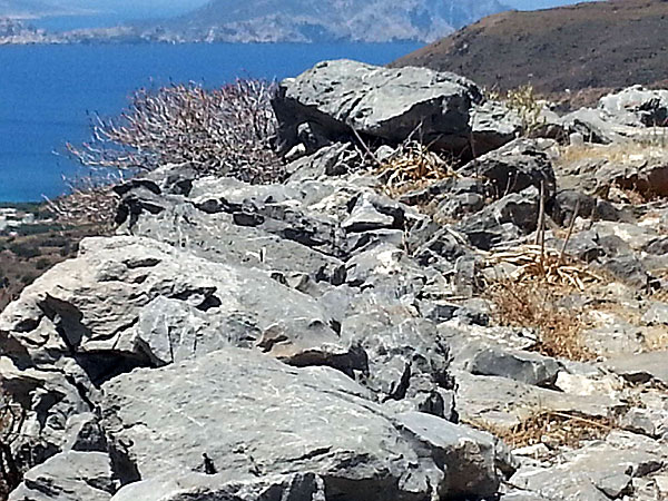 Vandringen mellan Langada och Tholaria på Amorgos.