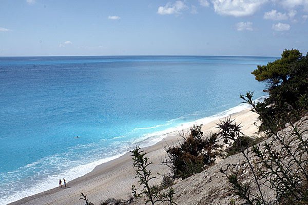 Egremni beach. Lefkas.