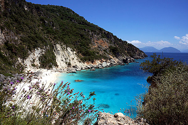 Agiofili beach. Lefkas.