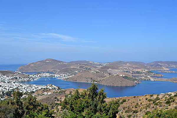 Utsikt fra Chora. Patmos.