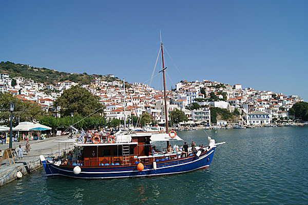 Skopelos stad .