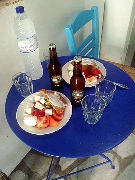 Lunch på Tinos.