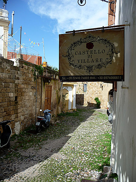 Castello di Villare. Rhodos.