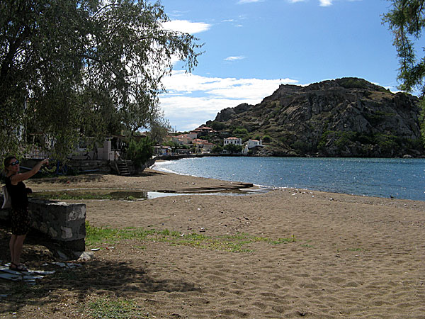 Romerska stranden i Myrina.