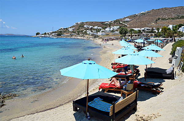 Agios Ioannis, där filmen Shirley Valentine spelats in. Mykonos.