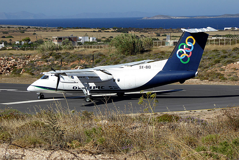 Flygplatsen på Paros i Grekland.