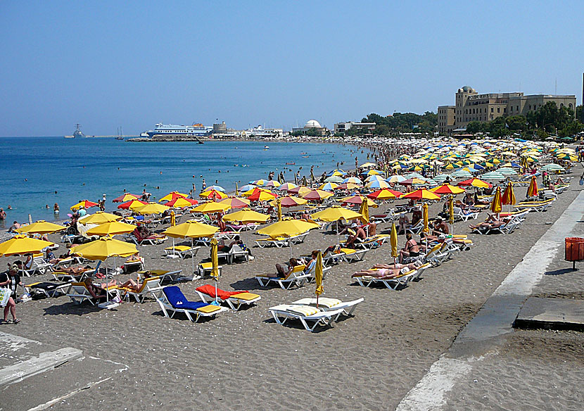 Elli beach på Rhodos.